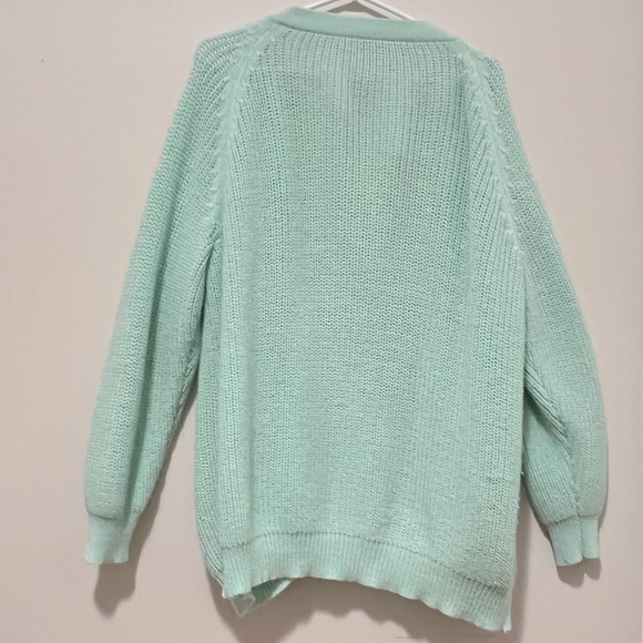 Mint Green Cardigan - Picture 2 of 7